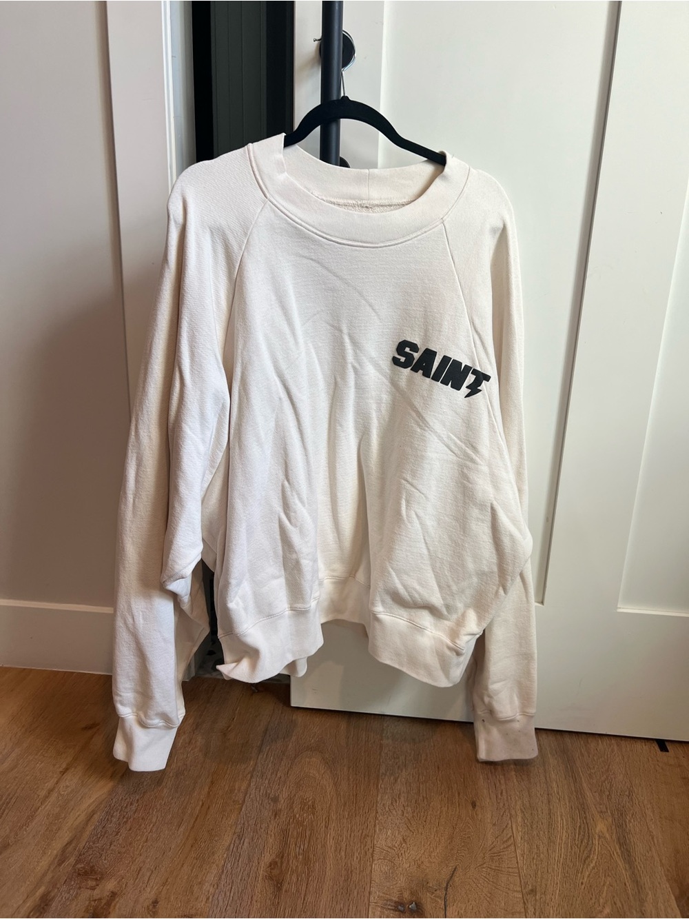 Saint Alexander White Crewneck Sweatshirt